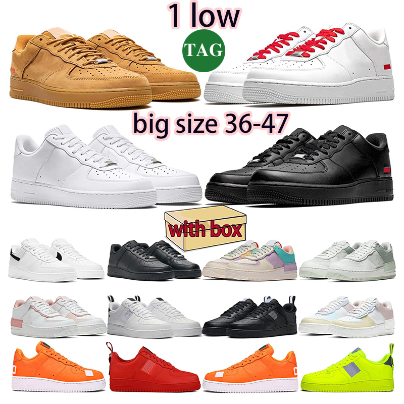 Running Shoe Low with box Sports Sneakers Utility White Black Sup Wheat White Pale lvory Outdoor Mens Trainers Unisex Classi Euro size 36-47, Double box
Running Shoe Low with box Sports Sneakers Utility White Black Sup Wheat White Pale lvory Outdoor Mens Trainers Unisex Classi Euro size 36-47, Double box