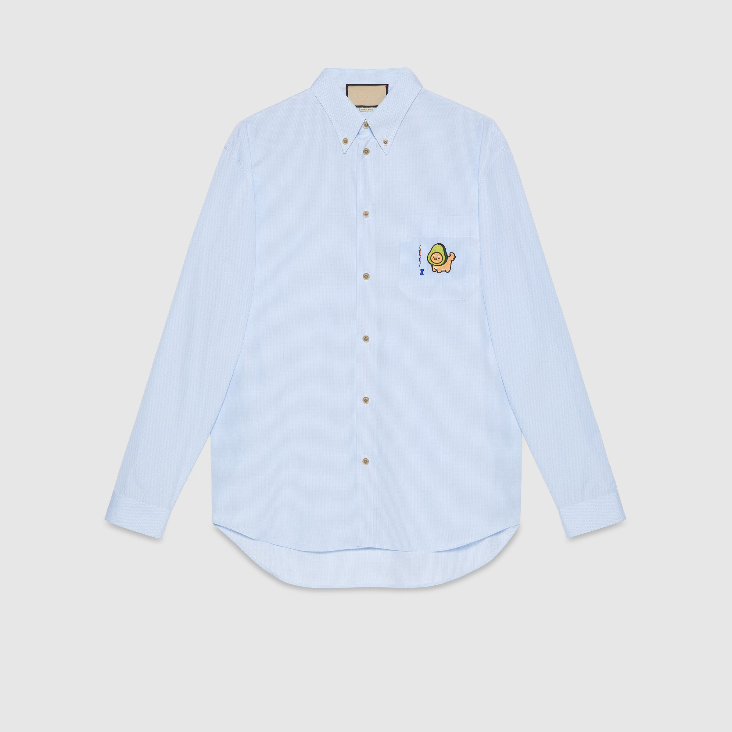 Cotton Shirt With Animal Embroidery Men's Dress Shirt Slim Fit Flex Collar Stretch Brand Clothing Men Long Sleeve Dress Shirts Hip Hop Style Quality Cotton Tops 12185