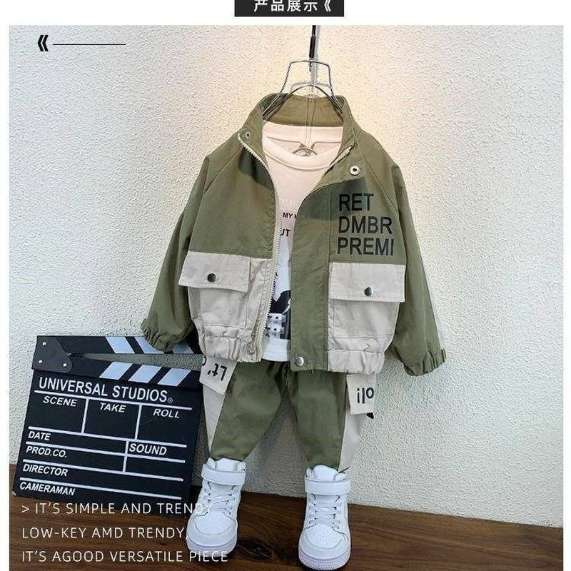 Clothing Sets Autumn Winter 2pcs Children Dinosaur Coat Long Sleeve Boy Baby Cotton Kid Clothes Casual Boys Costume 210 years 230506