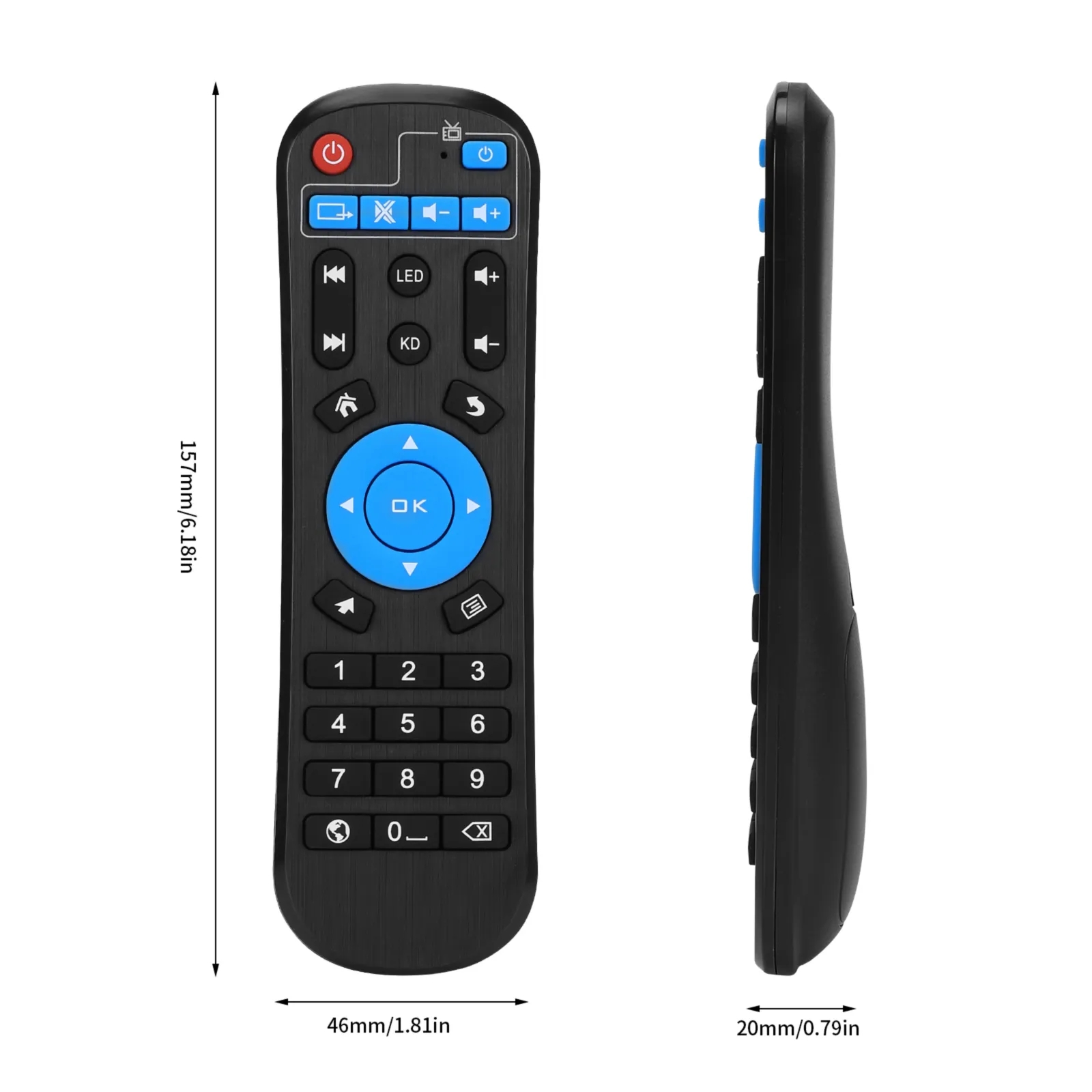 Replacement Remote Control Controller For MXQ4K MXQ H96 pro T9 X96 mini T95Z plus X88 T95 Max Plus Smart Android TV Box Remote Co