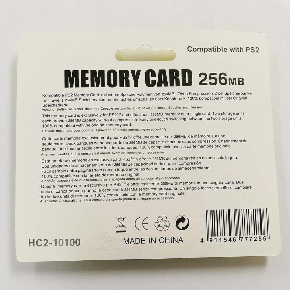 For PS2 8MB/16MB/32MB/64MB/128MB/256MB Memory Card Memory Expansion Cards for Playstation 2 PS2
