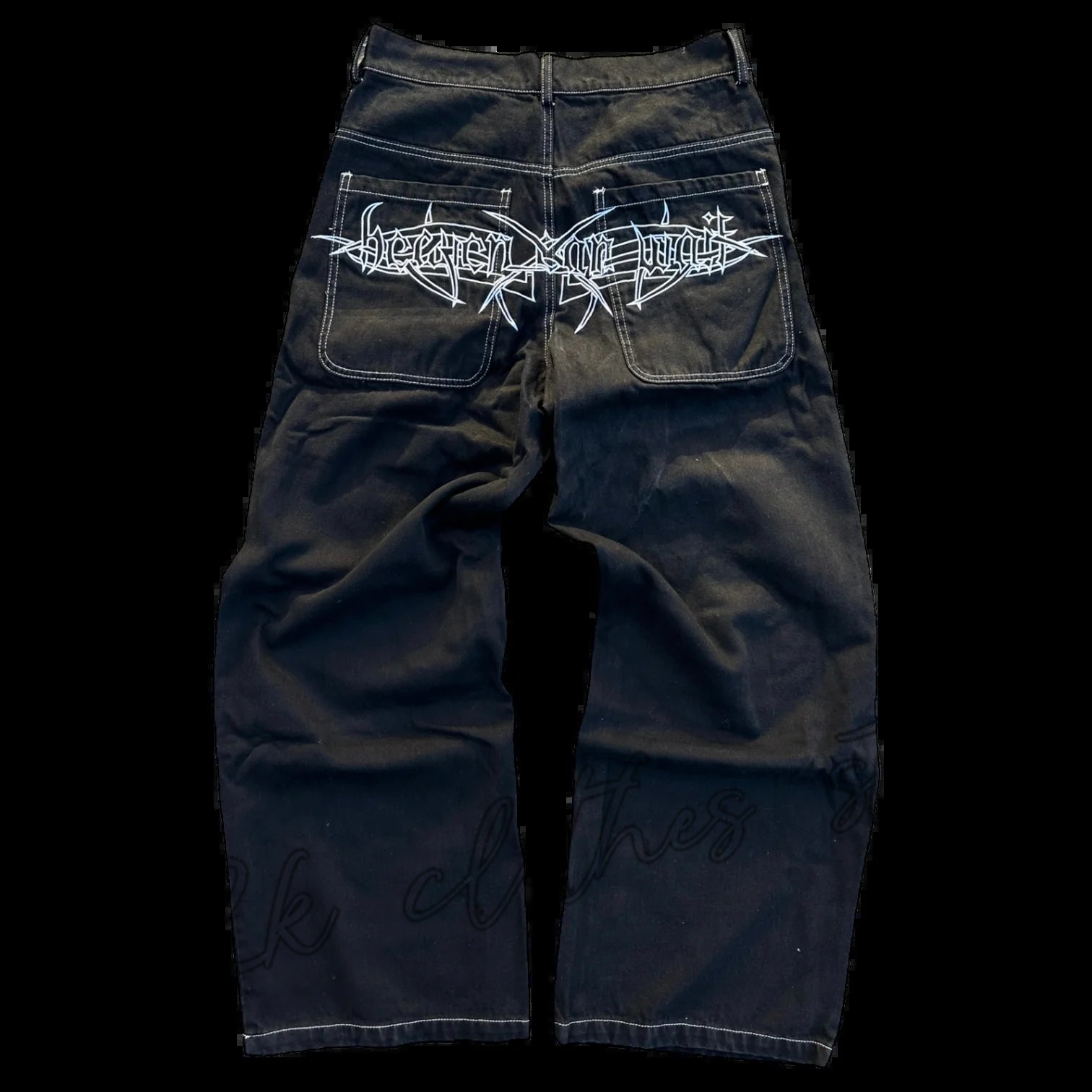 Mens Jeans Y2K Harajuku Retro Skull Graphic Baggy Black Pants Punk Rock Hip Hop Gothic Wide Leg Trousers Streetwear 230506
Mens Jeans Y2K Harajuku Retro Skull Graphic Baggy Black Pants Punk Rock Hip Hop Gothic Wide Leg Trousers Streetwear 230506