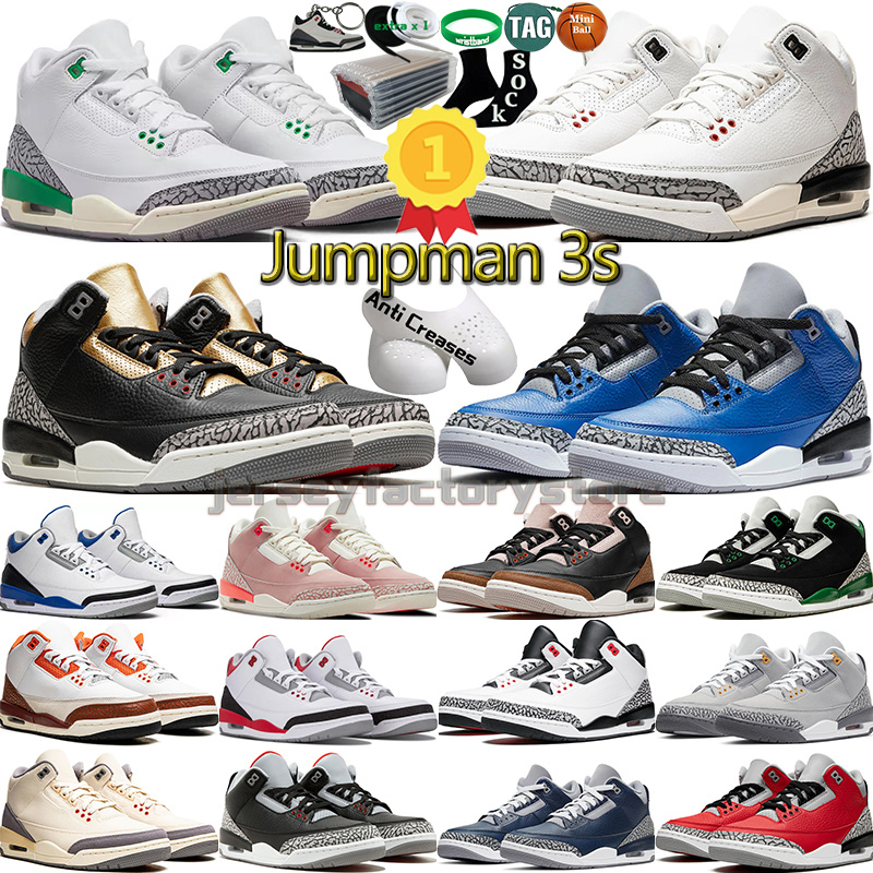 Hot 3 Basketball Shoes Men Women 3s Lucky Green Pine Black White Cement Reimagined True Racer Blue Unc Fire Red Wizards Mens Womens Trainers Outdoor Sports Sneakers, Color-1
Hot 3 Basketball Shoes Men Women 3s Lucky Green Pine Black White Cement Reimagined True Racer Blue Unc Fire Red Wizards Mens Womens Trainers Outdoor Sports Sneakers, Color-1