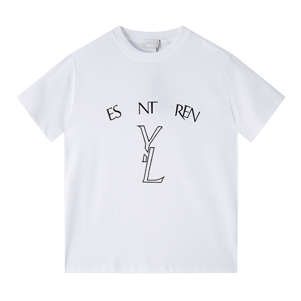 Women's t shirt leisure designer summer Short sleeve luxury Tees classic Y letter Pure white tops Pure cotton comfortable quality shirt, No.2 
Women's t shirt leisure designer summer Short sleeve luxury Tees classic Y letter Pure white tops Pure cotton comfortable quality shirt, No.2
