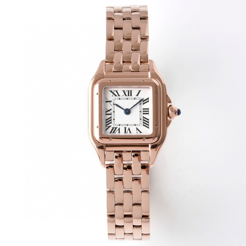 Designer watch womens watch square aaa high quality shape rose gold diamond watch 22mm quartz ultra thin strap Roman scale watch temperament literary women's watch