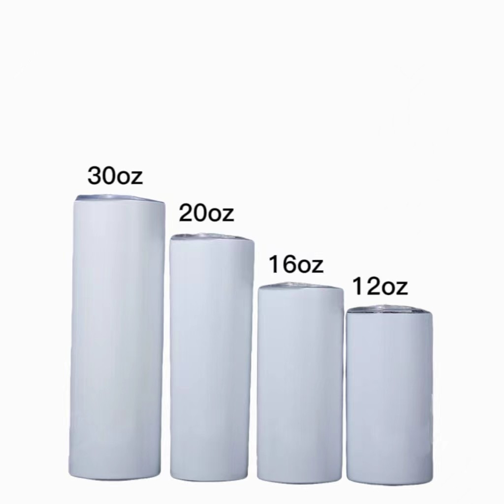Sublimation Blanks Mug 20oz Stainless Steel Straight Tumblers White Tumbler with Lids and Straw Heat Transfer Cups Water Bottles 50 pcs/carton
Sublimation Blanks Mug 20oz Stainless Steel Straight Tumblers White Tumbler with Lids and Straw Heat Transfer Cups Water Bottles 50 pcs/carton