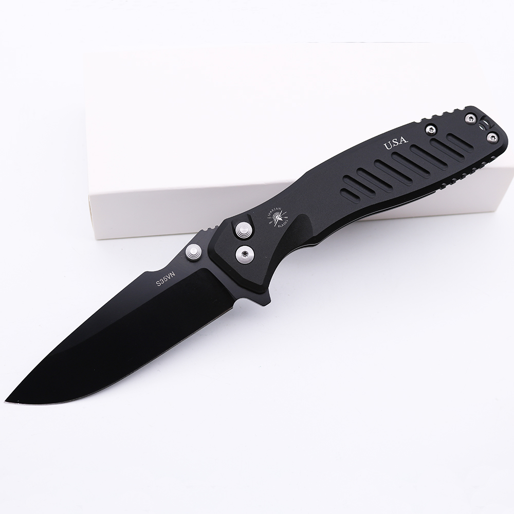 High Quality Spartan Blades Pallas Folding Knife D2 Blade 6061-T6 Button Handle Knife Tactical Survival Pocket Knife
High Quality Spartan Blades Pallas Folding Knife D2 Blade 6061-T6 Button Handle Knife Tactical Survival Pocket Knife