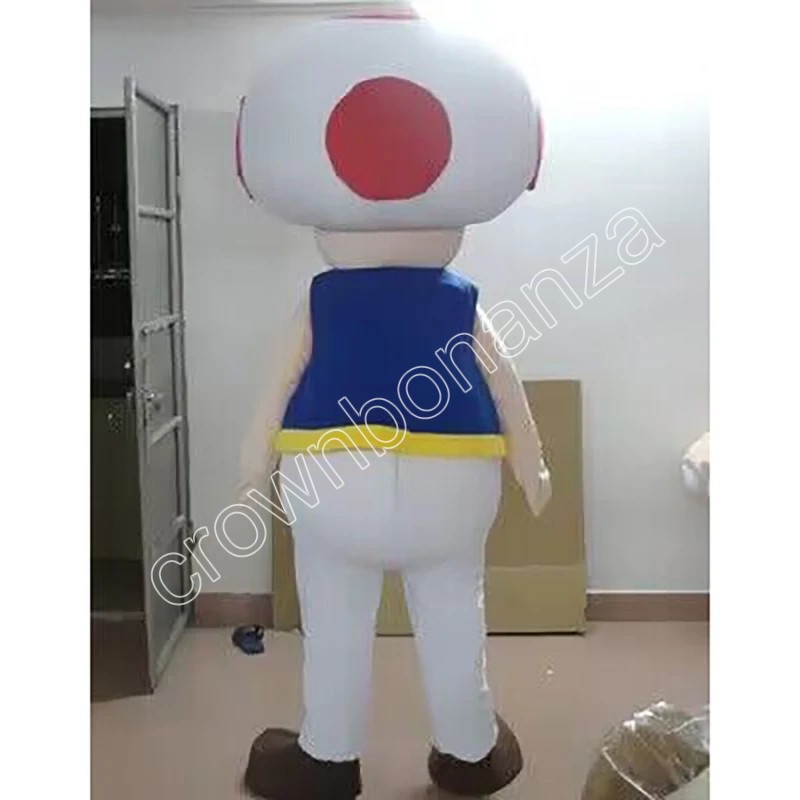 Adult Mushroom Head Mascot Costumes Cartoon Character Outfit Suit Xmas Outdoor Party Outfit Adult Size Promotional Advertising Clothings