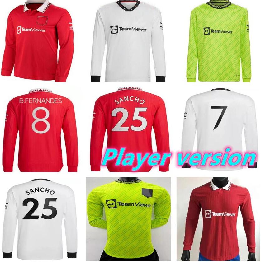 CASEMIRO SANCHO ANTONY soccer jerseys 22 23 ERIKSEN RASHFORD MALACIA 2022 2023 long sleeve Fernandes VARANE MAGUIRE ELANGA football shirt Fans Player version
CASEMIRO SANCHO ANTONY soccer jerseys 22 23 ERIKSEN RASHFORD MALACIA 2022 2023 long sleeve Fernandes VARANE MAGUIRE ELANGA football shirt Fans Player version