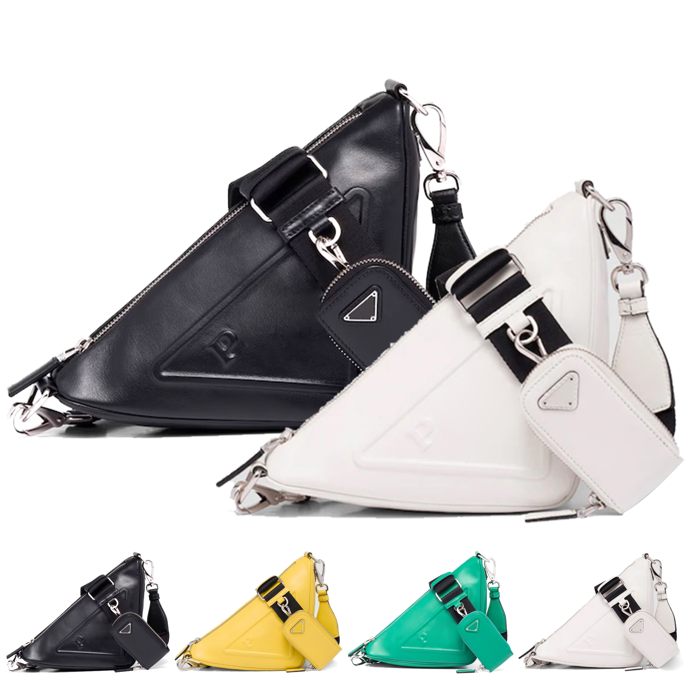 women baguette handbag triangle bag prad Designer Luxury mens cross body bag purse mini pochette hobo tote shoulder bag Leather messenger clutch sunshine beach bags, Black
women baguette handbag triangle bag prad Designer Luxury mens cross body bag purse mini pochette hobo tote shoulder bag Leather messenger clutch sunshine beach bags, Black