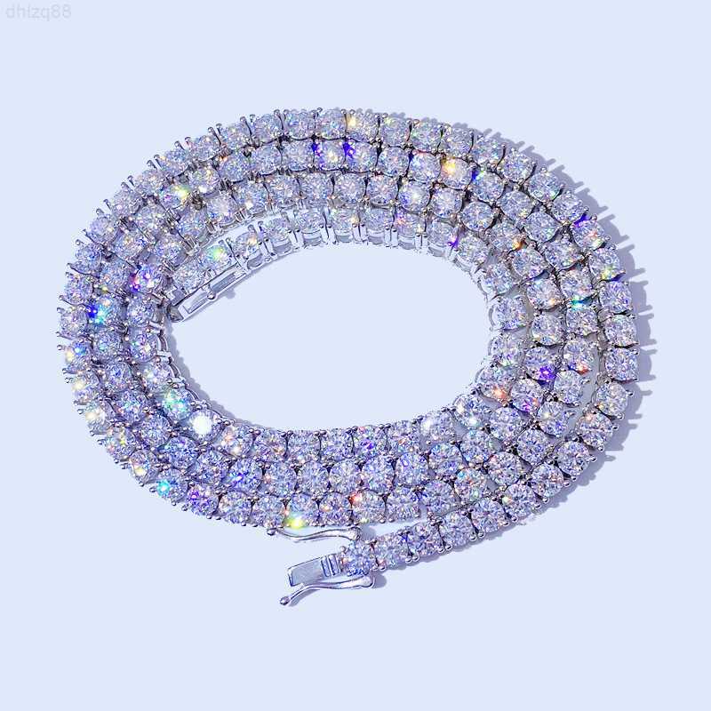 Blues Rts Luxury Design 3mm Sterling Silver 925 Micro Inlay Vvs Diamond Iced Out Moissanite Tennis Chain Necklace
Blues Rts Luxury Design 3mm Sterling Silver 925 Micro Inlay Vvs Diamond Iced Out Moissanite Tennis Chain Necklace