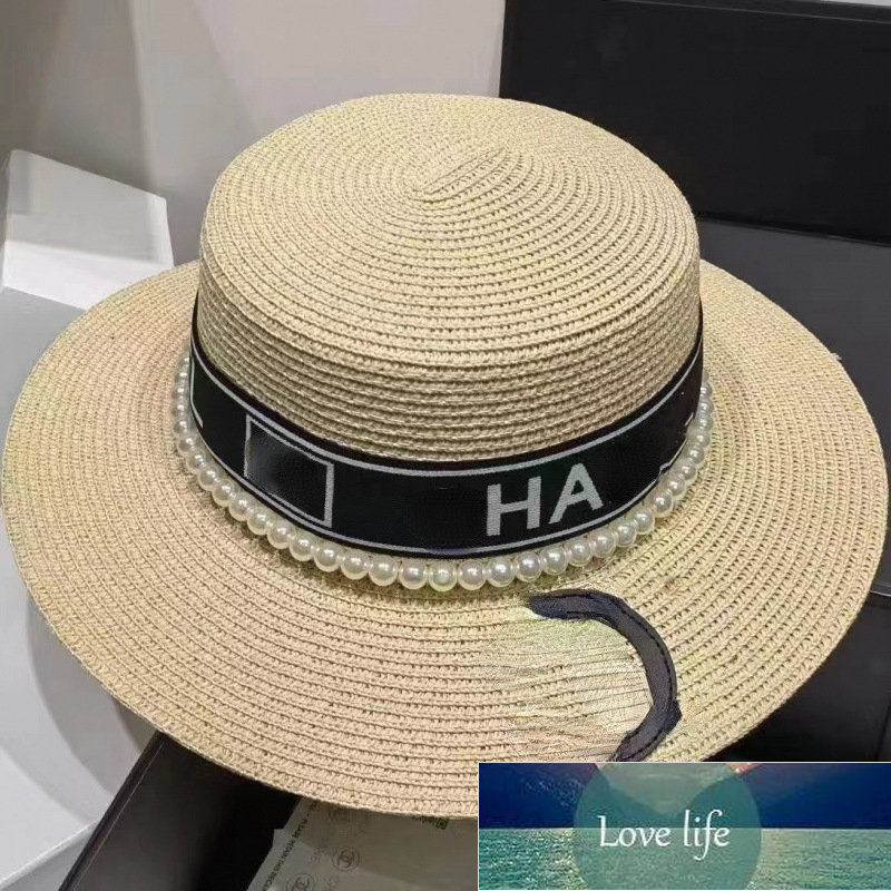 Summer Fashion Straw Hat New Water Pearl Letter Mark Big Brim Flat Top Hat Seaside Beach Sun Hats, Aspic
Summer Fashion Straw Hat New Water Pearl Letter Mark Big Brim Flat Top Hat Seaside Beach Sun Hats, Aspic