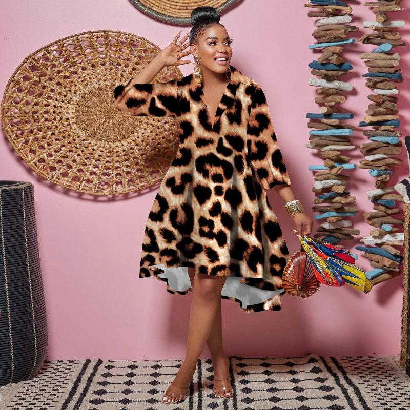 Casual Dresses Fashion Dress For Women Elegant Sexy Turn-down Collar V-neck Leopard Camouflage Print Irregular Knee-Length, A001
Casual Dresses Fashion Dress For Women Elegant Sexy Turn-down Collar V-neck Leopard Camouflage Print Irregular Knee-Length, A001