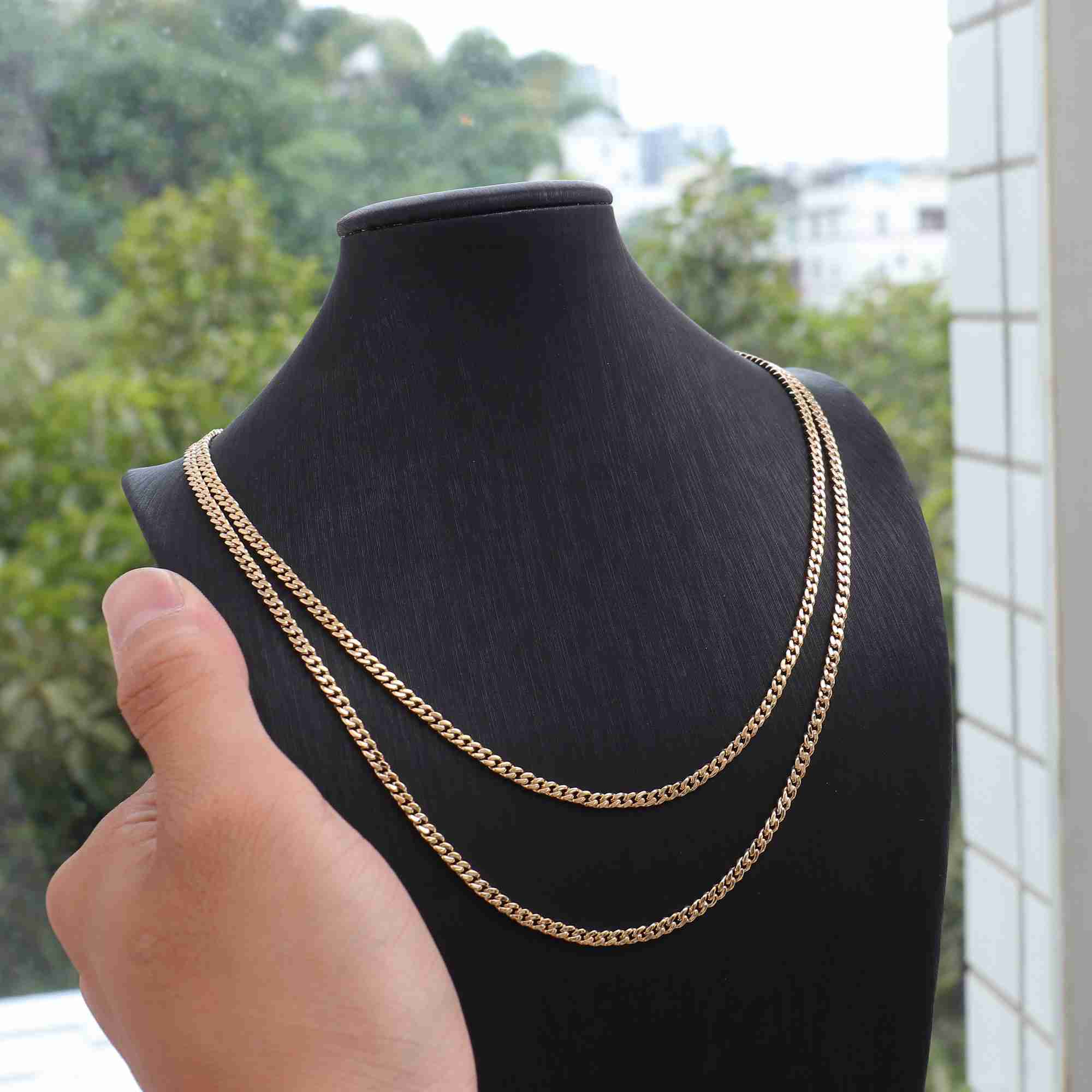 Real 14k 18k 3mm 5mm 8mm 10mm Plain Yellow Gold Filled Cuban Link Chain for Men Jewelry Making 18inch
Real 14k 18k 3mm 5mm 8mm 10mm Plain Yellow Gold Filled Cuban Link Chain for Men Jewelry Making 18inch