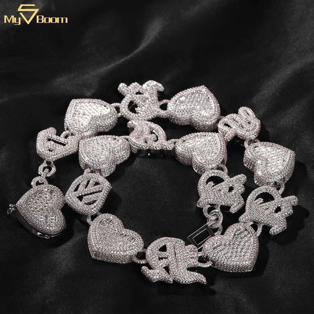 Custom Design Bling Cz Letter Heart Accessories Chain Hip Hop Fashion New Classic Simple Design Necklace for Men Women
Custom Design Bling Cz Letter Heart Accessories Chain Hip Hop Fashion New Classic Simple Design Necklace for Men Women