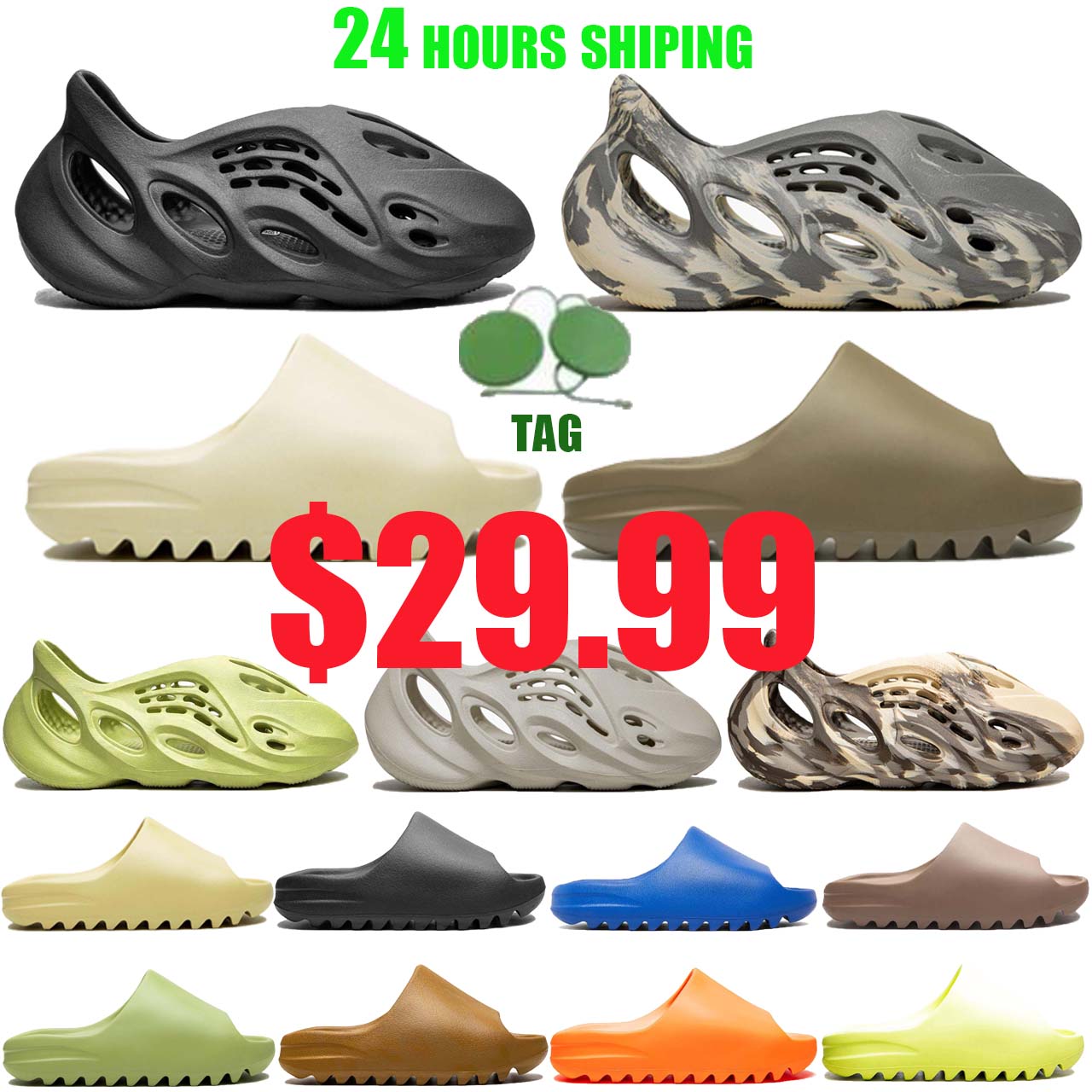 Designer Slippers foam runners Sandals Mens Womans slider size 35-47 24 hours shipping enflame sand Bone Earth Outdoor Beach Sandals Slide Slipper summer slide, #31
Designer Slippers foam runners Sandals Mens Womans slider size 35-47 24 hours shipping enflame sand Bone Earth Outdoor Beach Sandals Slide Slipper summer slide, #31