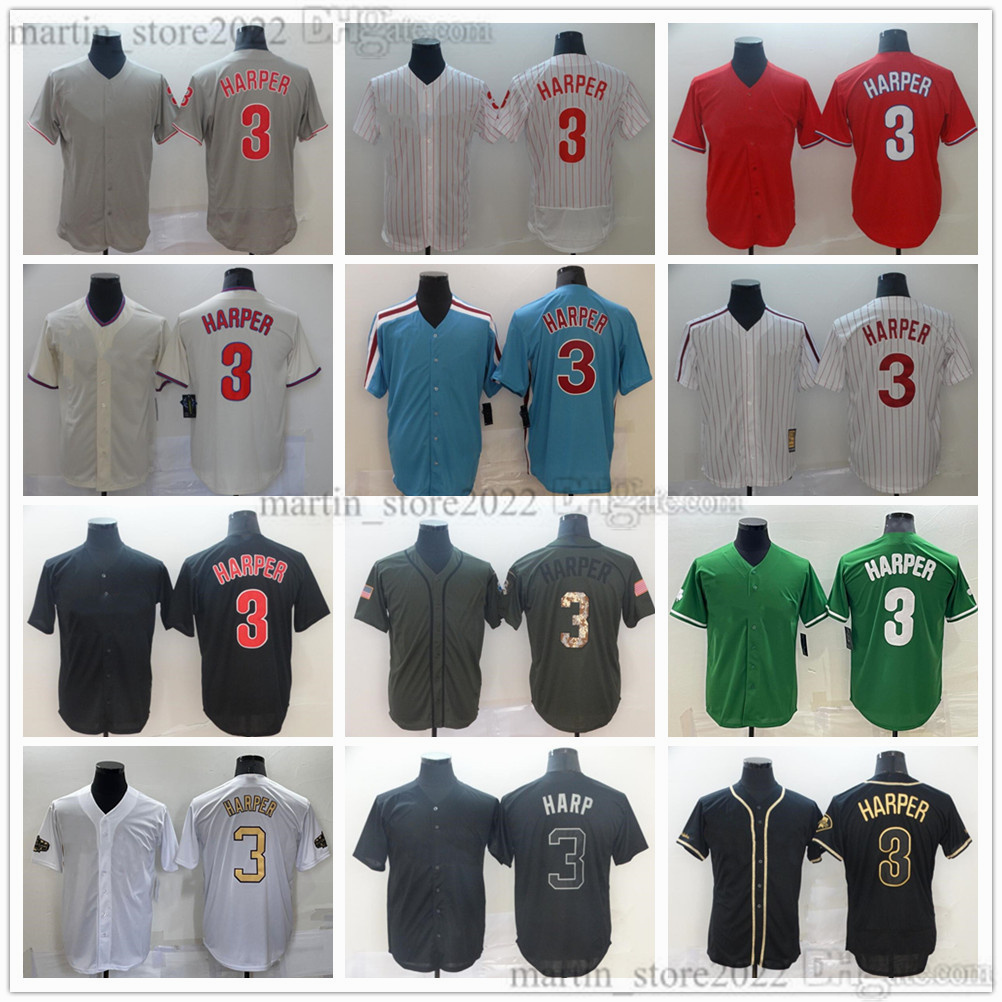 Stitched Men Women Kids Bryce 3 Harper Baseball Jerseys Cream White Grey Red Blue Wholesale Lady Youth Sports Shirts Sewn
Stitched Men Women Kids Bryce 3 Harper Baseball Jerseys Cream White Grey Red Blue Wholesale Lady Youth Sports Shirts Sewn