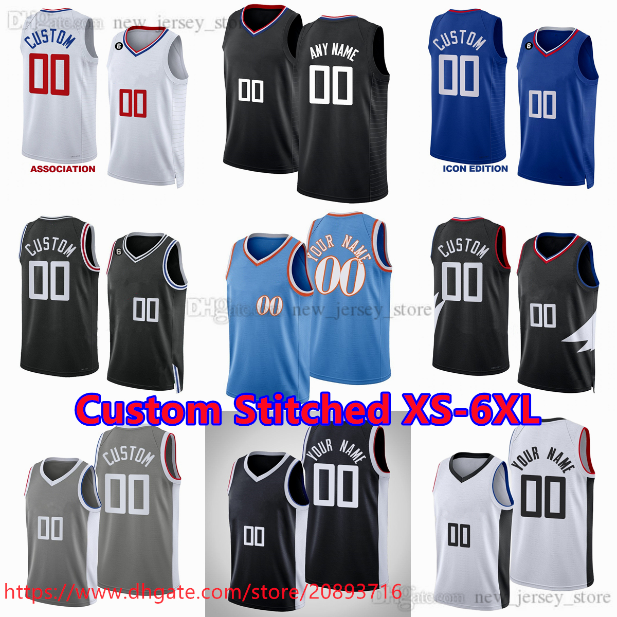 Custom Stitched XS-6XL Basketball Jersey 2 Kawhi 13 Paul Leonard George Russell 0 Westbrook Eric Gordon Norman Powell Robert Covington Marcus Morris Sr. Jerseys, Stitched jerseys
Custom Stitched XS-6XL Basketball Jersey 2 Kawhi 13 Paul Leonard George Russell 0 Westbrook Eric Gordon Norman Powell Robert Covington Marcus Morris Sr. Jerseys, Stitched jerseys