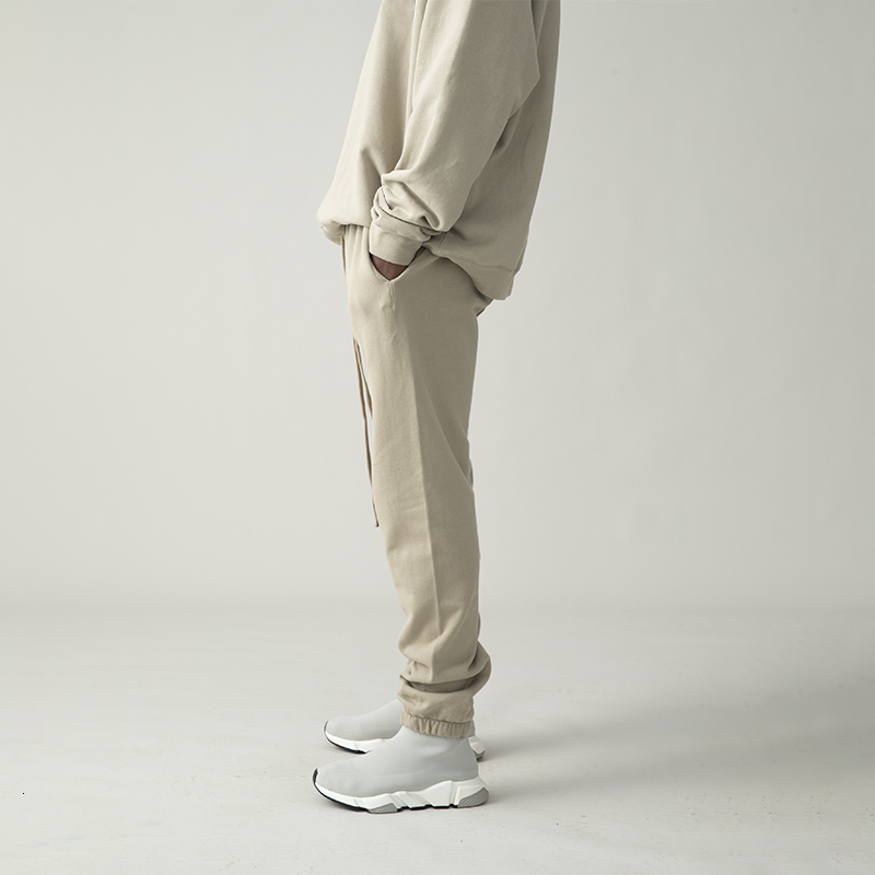 Men's Pants High Quality Sweatpants 100% Cotton Hoodie Jogging Pants Fashion Unisex High Street Hip Hop Sports Pants 230508