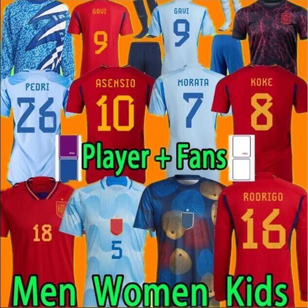 2022 Spain soccer jerseys Espana ANSU FATI ASENSIO MORATA F TORRES KOKE GAVI C SOLER 22 23 WORLD RODRI CUP fans Player version football shirts men women kids kit
2022 Spain soccer jerseys Espana ANSU FATI ASENSIO MORATA F TORRES KOKE GAVI C SOLER 22 23 WORLD RODRI CUP fans Player version football shirts men women kids kit