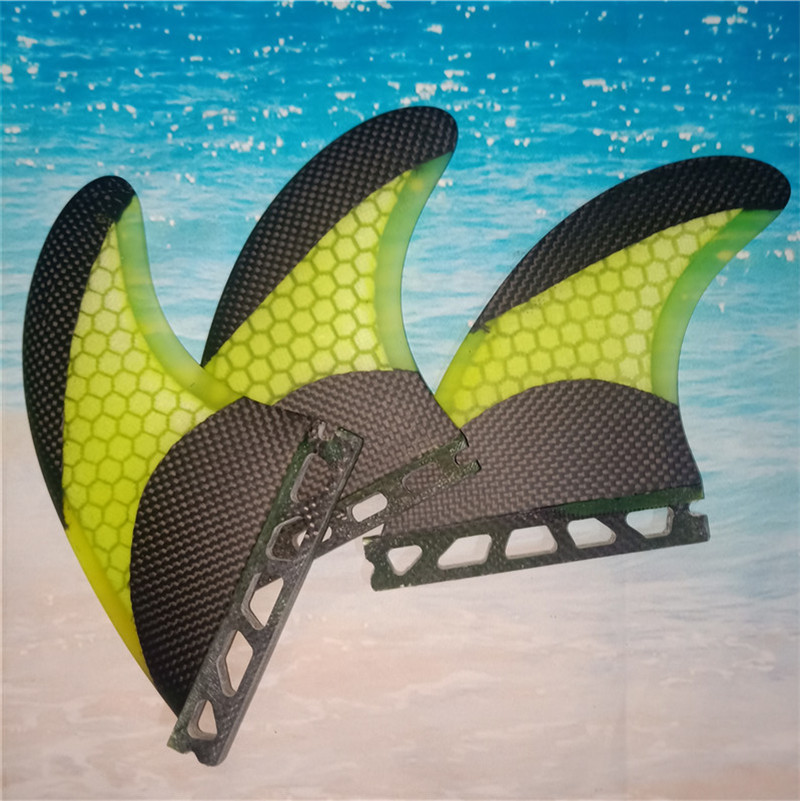 Kayak Accessories Multiple Sizes Fut-3-Fin Clearance Sales S M Large Surfboard Fins Tri Fin a set Surfing Surf board Accessories Carbonfiber Fin 23050