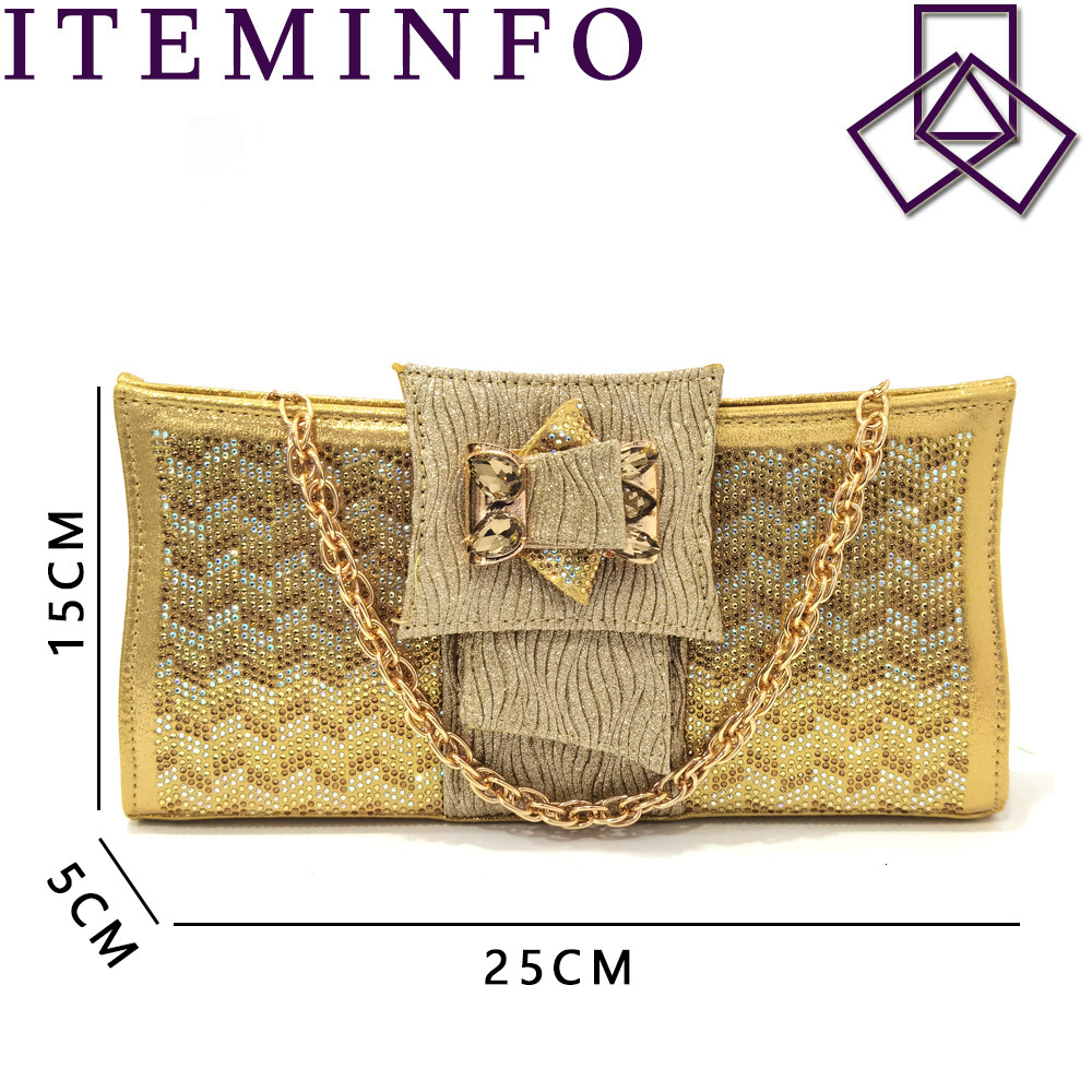 2025 new Sandals 804-Gold Color Bags Match Fashion for Nigeria Bag and set to Women Party Shoes 230506