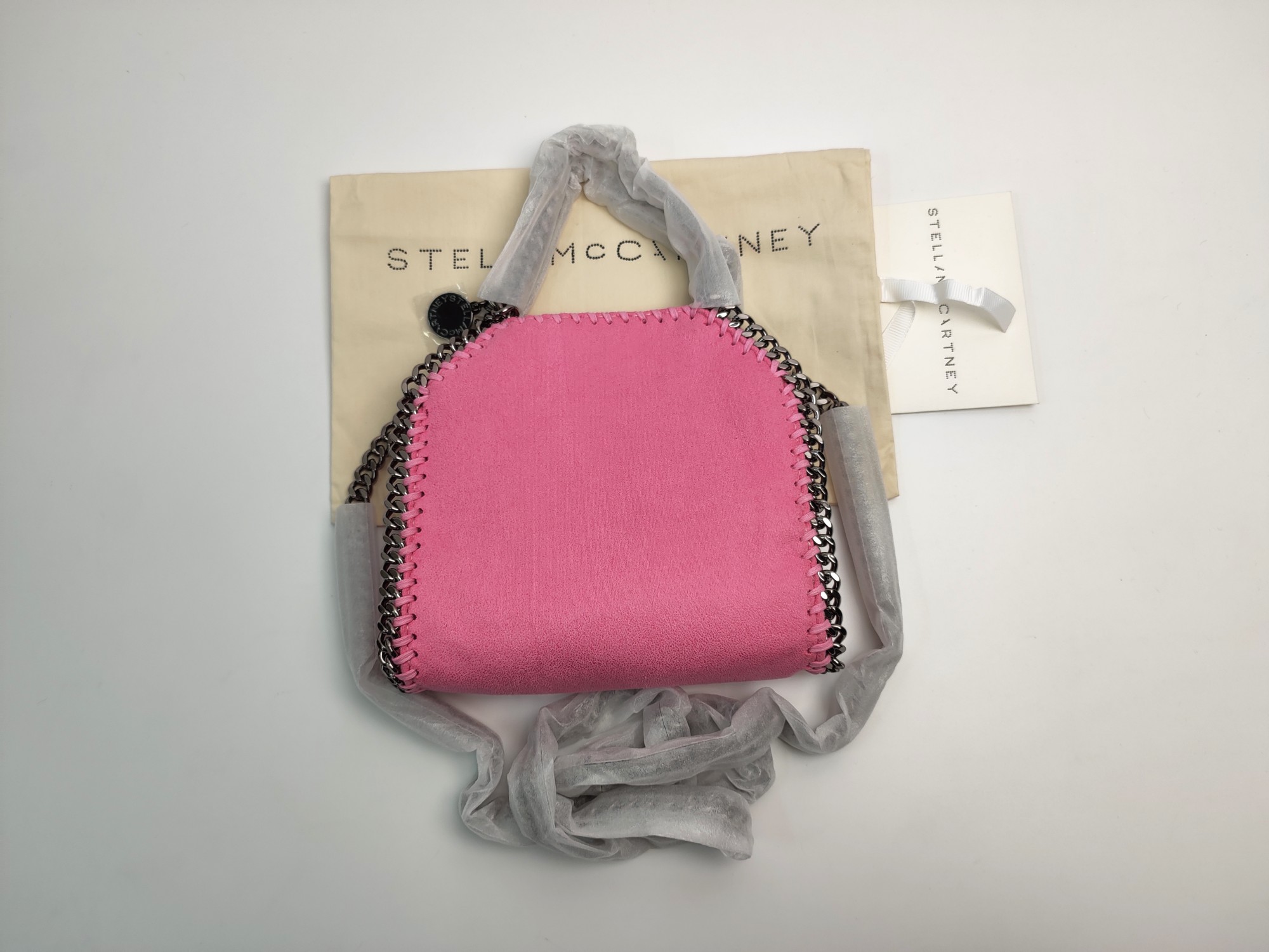 5A New Fashion women Mini Handbag Stella McCartney PVC high quality leather shopping bag, Blue/silver chain
5A New Fashion women Mini Handbag Stella McCartney PVC high quality leather shopping bag, Blue/silver chain