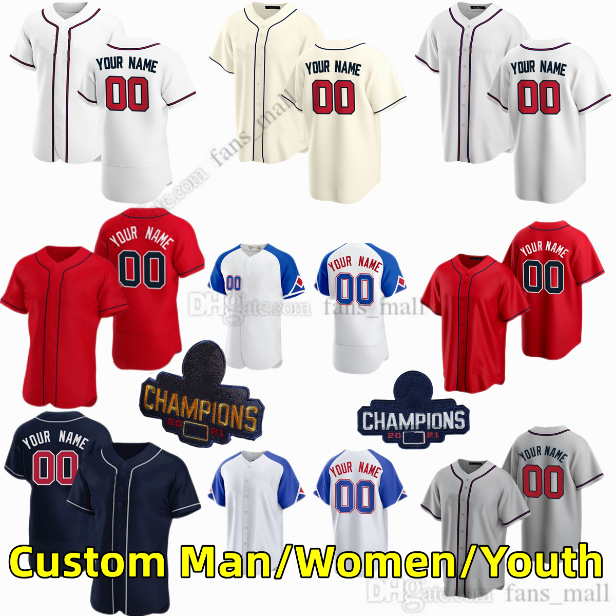 13 Ronald Acuna Jr. S-6XL Custom Baseball Jersey Ozzie Albies Freddie Freeman 7Dansby Swanson Victor Rosario Chipper Jones Deion Sanders Austin Riley Hank Aaron, Men only s-6xl
13 Ronald Acuna Jr. S-6XL Custom Baseball Jersey Ozzie Albies Freddie Freeman 7Dansby Swanson Victor Rosario Chipper Jones Deion Sanders Austin Riley Hank Aaron, Men only s-6xl