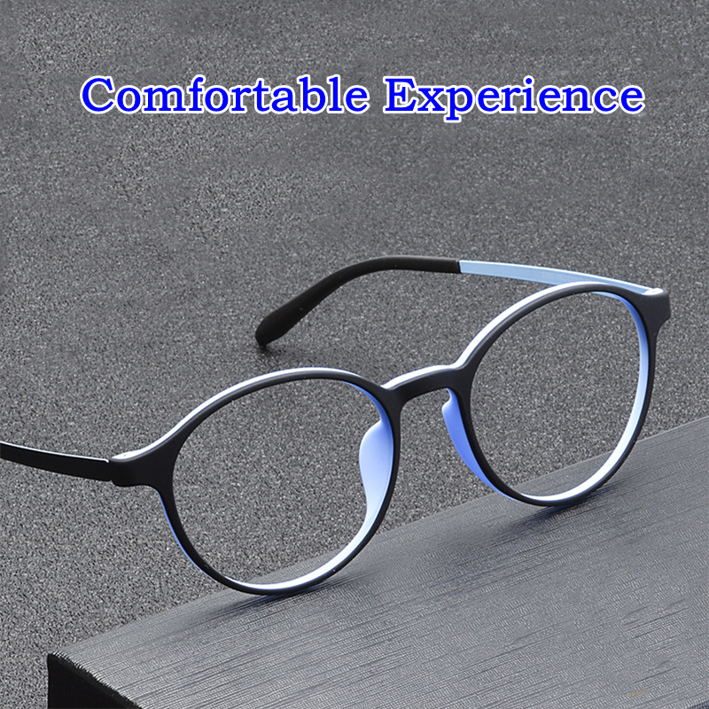 Sunglasses Frames YIMARUILI Ultralight Alloy TR90 Myopia Glasses Retro Round Optical Prescription Eyeglasses Frame Men And Women H3050 230506