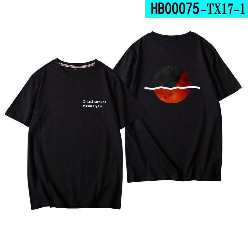 Men's T-Shirts BKPP The Series Summer T-shirt i told sunset about you O-neck Women Men Thai drama Short Sleeve Casual 100% Cotton Tee 230508