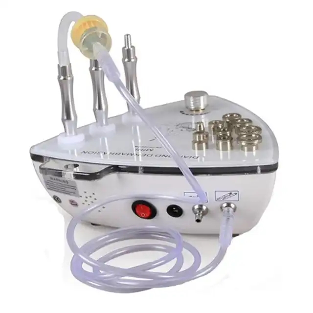 Factory Direct Sale Dual Functioning Peel & Exfoliate Crystalline Microdermabrasion Device with Integrated Oxygen Spray