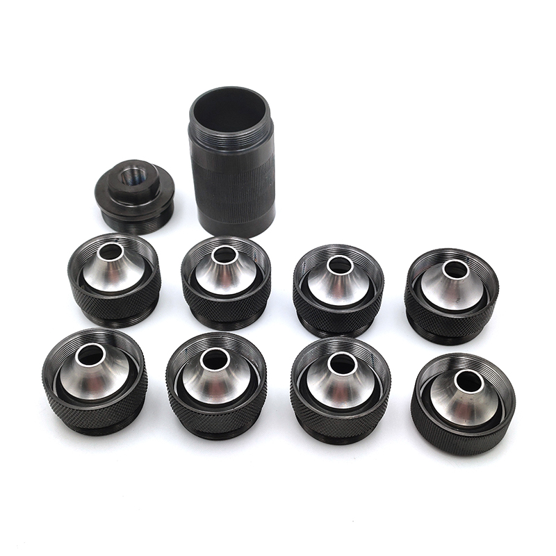 6.6"L 1.5"OD MODULE Titanium solvent trap Black,17-4 stainless steel cup 9mm Hole,1/2-28 5/8-24 Thread
6.6"L 1.5"OD MODULE Titanium solvent trap Black,17-4 stainless steel cup 9mm Hole,1/2-28 5/8-24 Thread