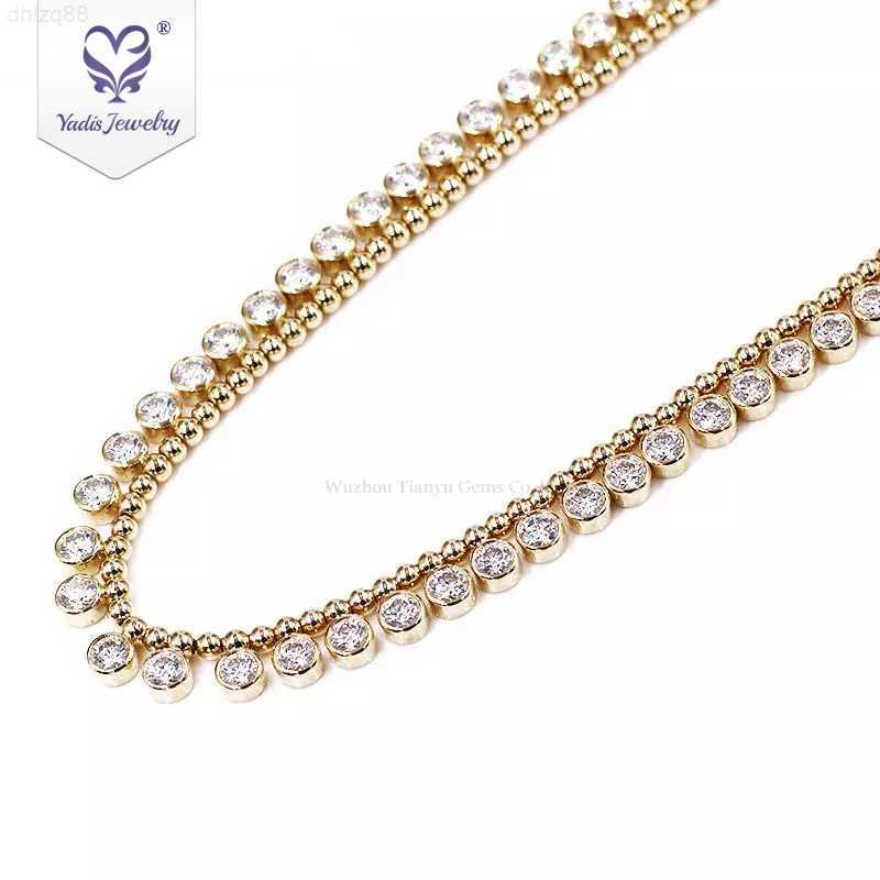 Yadis Custom 10k 14k 18k Yellow Gold Vvs Diamond Moissanite Choker Necklace for Women Custom Jewelry
Yadis Custom 10k 14k 18k Yellow Gold Vvs Diamond Moissanite Choker Necklace for Women Custom Jewelry