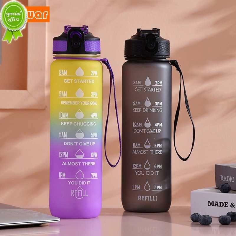 1000ml Large Capacity Water Bottle Frosted with Straw Plastic Cup Sports Cup Plastic Gradient Outdoor Sport Water Bottle Cup, M-800ml
1000ml Large Capacity Water Bottle Frosted with Straw Plastic Cup Sports Cup Plastic Gradient Outdoor Sport Water Bottle Cup, M-800ml
