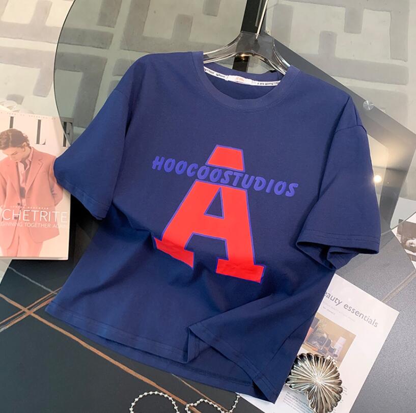 Women's Tracksuits 2023 Summer New Fashion Loose Round Neck Cotton Short Sleeve Women's Running Two Piece Set