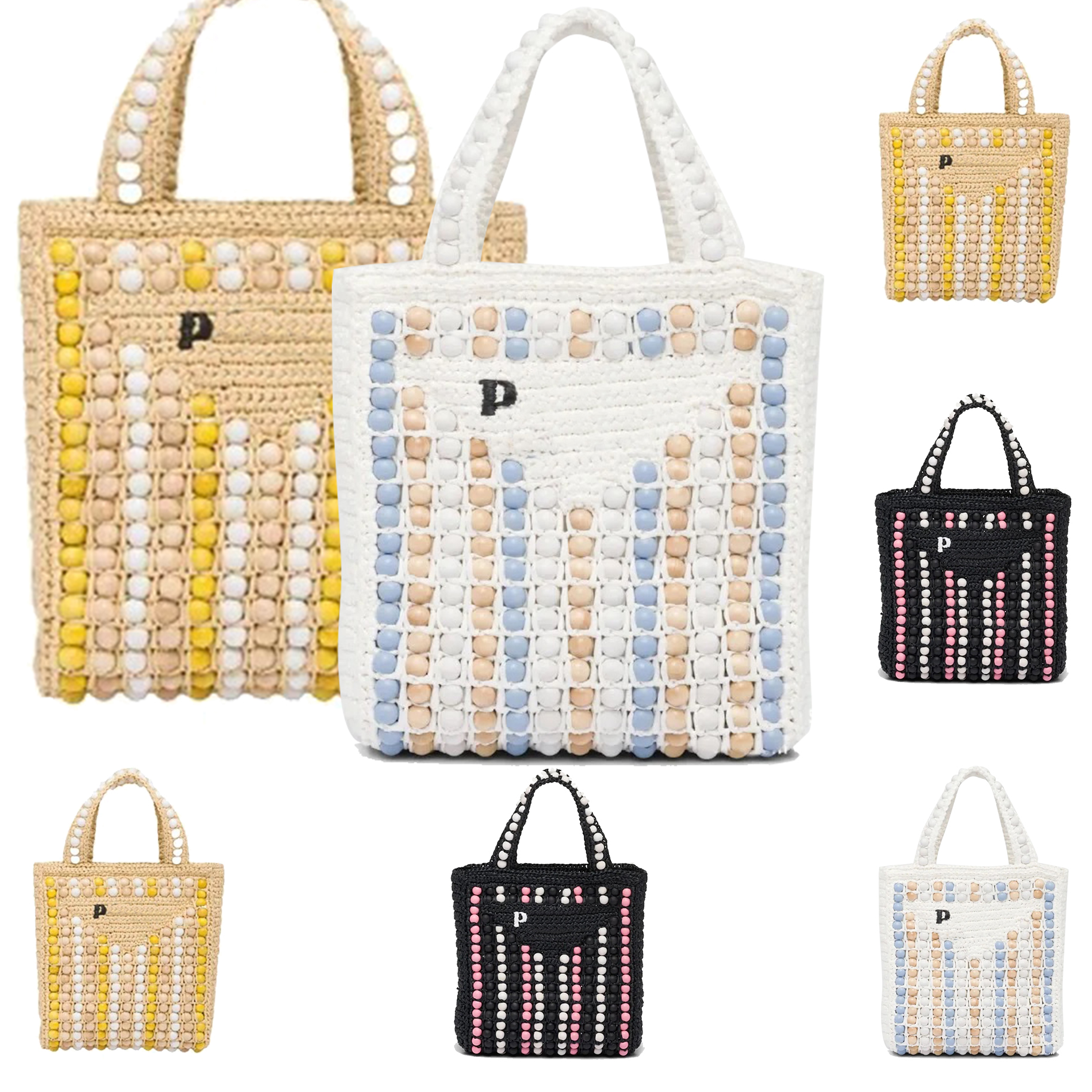 Womens purse Straw shopping Bag mens clutch handbag designer the tote bag luxury messenger Shoulder Crossbody bags premium fashion Raffias weave triangle prad bags, Black
Womens purse Straw shopping Bag mens clutch handbag designer the tote bag luxury messenger Shoulder Crossbody bags premium fashion Raffias weave triangle prad bags, Black