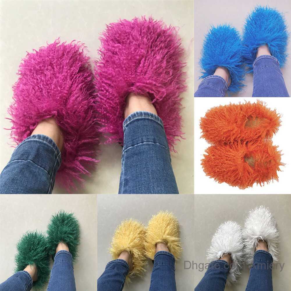 Retail Women Shoes New Style Beach Slippers Imitation Wool Warm Women's Cotton Slipper Snow Boots Fur Designer Slips Female Mongolian fur slid
Retail Women Shoes New Style Beach Slippers Imitation Wool Warm Women's Cotton Slipper Snow Boots Fur Designer Slips Female Mongolian fur slid