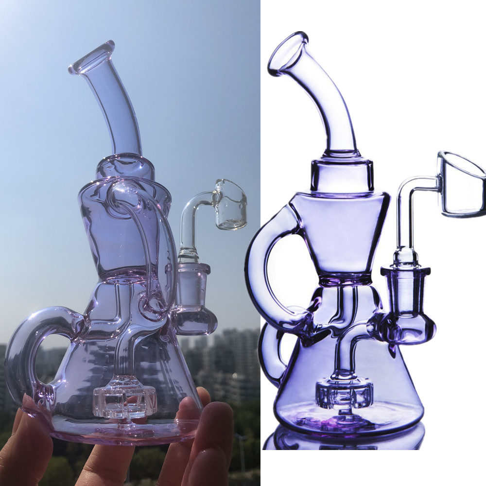 Pink Bule Recycler Hookah Bubbler Glass Bong Pipes Thick Oil Dab Rigs Water Pipe Smoking Accessory with 14mm Joint
Pink Bule Recycler Hookah Bubbler Glass Bong Pipes Thick Oil Dab Rigs Water Pipe Smoking Accessory with 14mm Joint