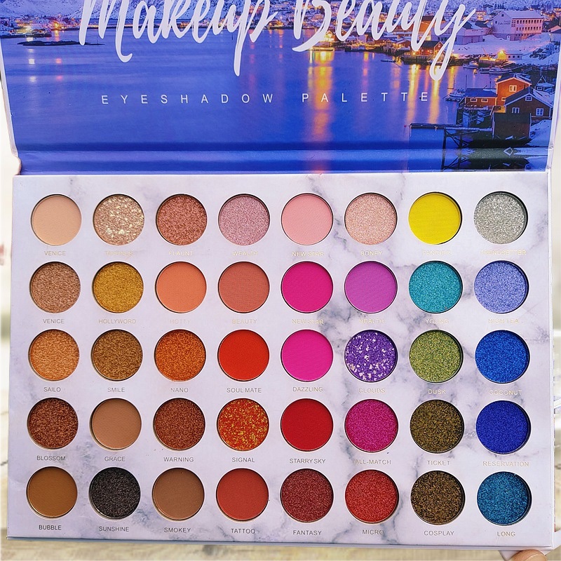 Long Lasting Bright Color Eyeshadow Palette 40 Shades Highly Pigmented Matte Shimmer Glitter Eye Shadow Pallet Makeup for Women DHL, Multi
Long Lasting Bright Color Eyeshadow Palette 40 Shades Highly Pigmented Matte Shimmer Glitter Eye Shadow Pallet Makeup for Women DHL, Multi