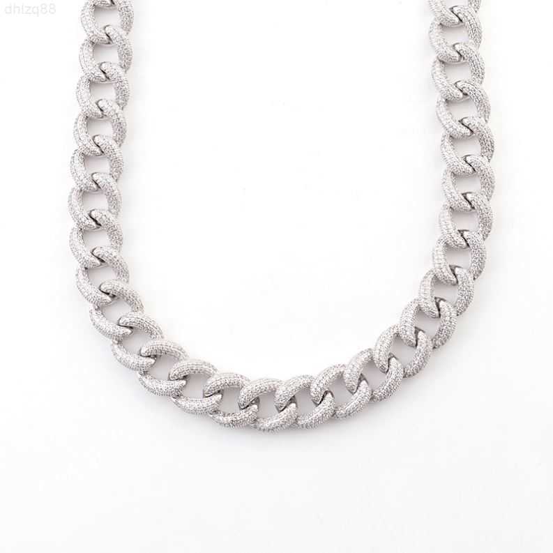 Qihang High Quality White Gold Cuban Necklace Casting 10k Gold Cuban Link Chain Men and Women
Qihang High Quality White Gold Cuban Necklace Casting 10k Gold Cuban Link Chain Men and Women