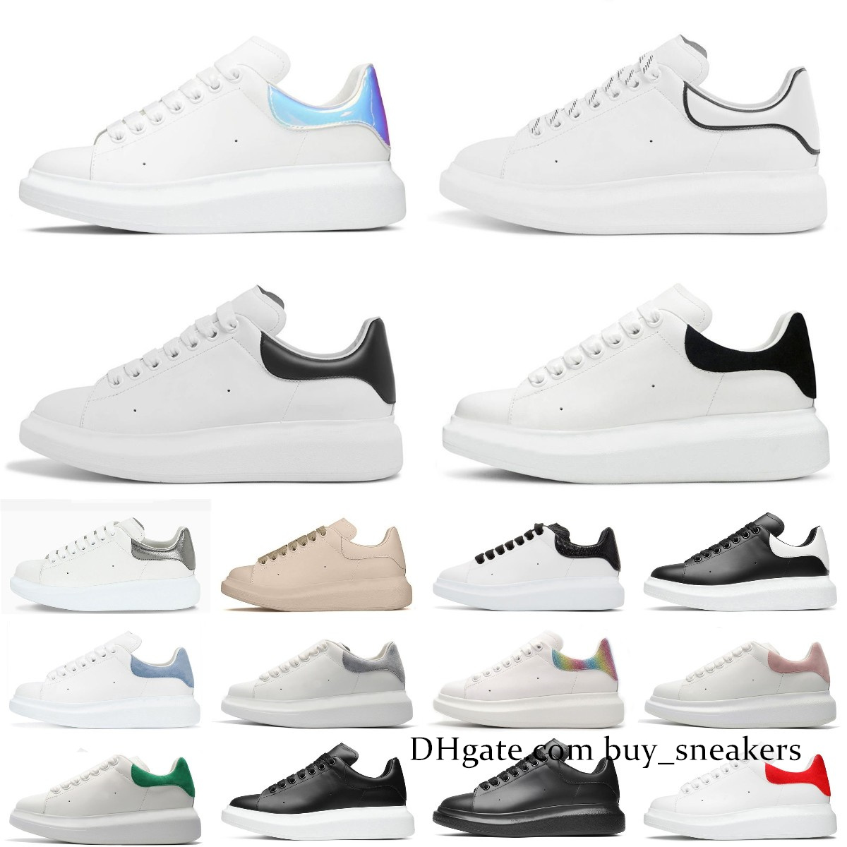 Top Designer Casual Shoes Leather Lace Up Men Fashion Platform White Black mens womens Luxury velvet suede Alexander Mc Queen Fashionable Oversized Sneakers, Box
Top Designer Casual Shoes Leather Lace Up Men Fashion Platform White Black mens womens Luxury velvet suede Alexander Mc Queen Fashionable Oversized Sneakers, Box