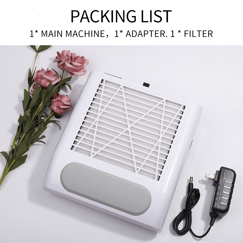 Nail Treatments Extractor Fan For Manicure Nail Dust Vacuum Cleaner Collector Gel Nails Reducer Professional Aspirator Absorber Sucker Aspirator 23050