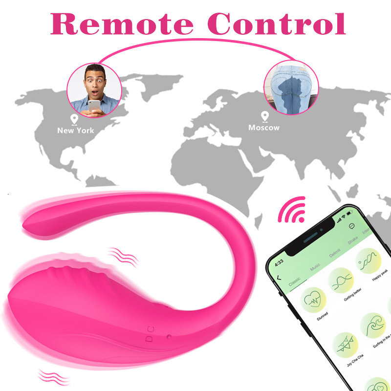 Vibrateurs vibromètres sans fil Bluetooth G Spot Dildo pour femmes App Warans Télécommande Connet Oeuf Clit Femelle Toys Sex pour adultes 230508