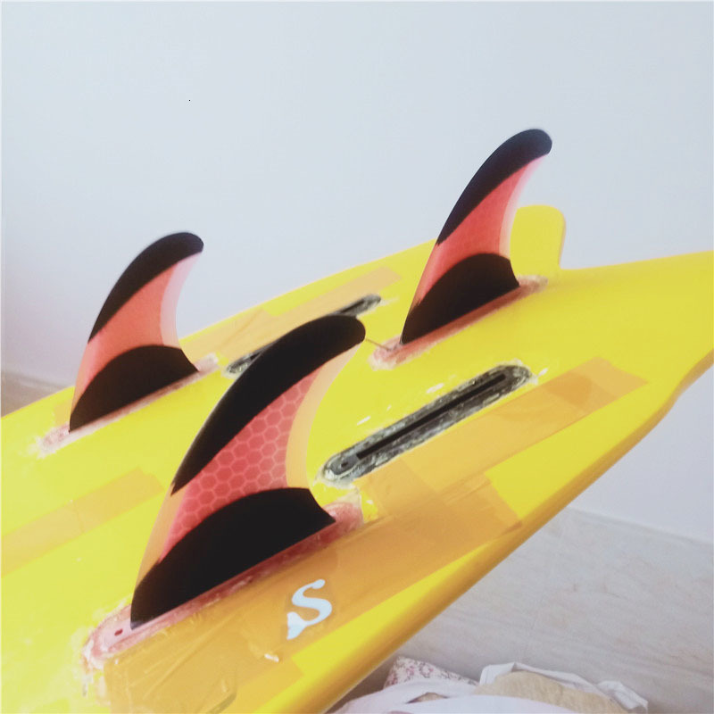 Kayak Accessories Multiple Sizes Fut-3-Fin Clearance Sales S M Large Surfboard Fins Tri Fin a set Surfing Surf board Accessories Carbonfiber Fin 23050