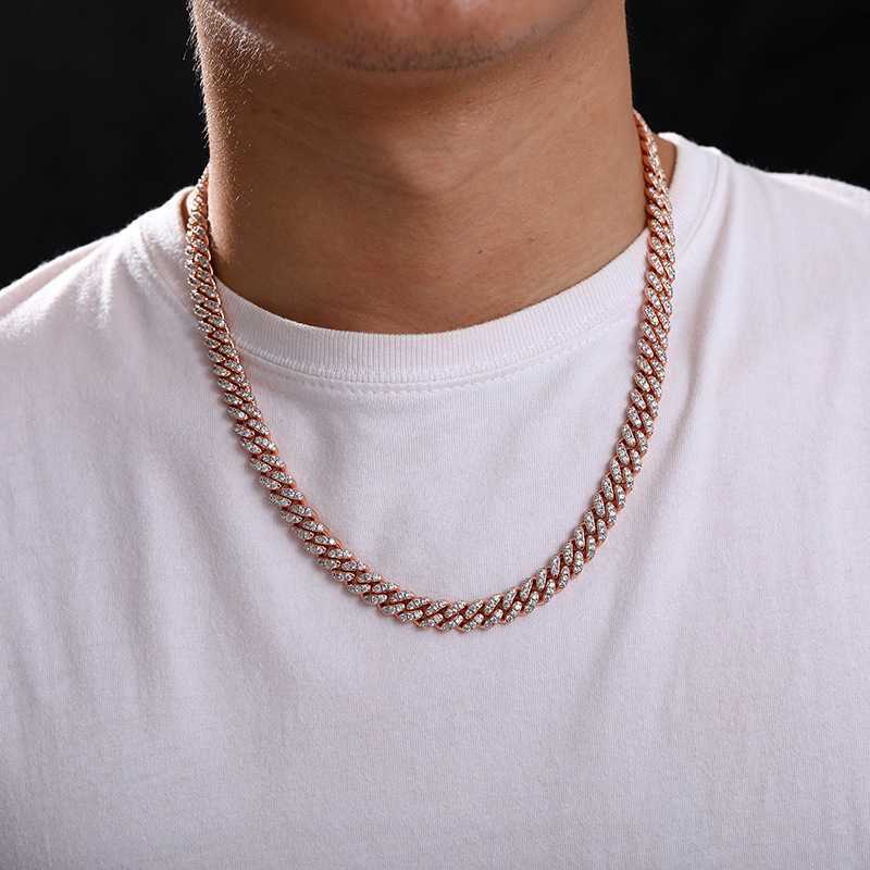 Custom Wholesale Hip Hop Necklace 925 Sterling Silver 8mm Iced Out Vvs Moissanite Cuban Link Chain for Men
Custom Wholesale Hip Hop Necklace 925 Sterling Silver 8mm Iced Out Vvs Moissanite Cuban Link Chain for Men