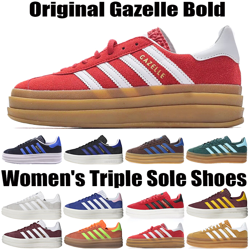 2023 Fashion Gazelle Bold Dad Casual Shoe Brand Designer Clover Luxury Trainer Velvet Splicing Printed Stripes Vintage Women Thick Soled Argan Shoes, Red white
2023 Fashion Gazelle Bold Dad Casual Shoe Brand Designer Clover Luxury Trainer Velvet Splicing Printed Stripes Vintage Women Thick Soled Argan Shoes, Red white