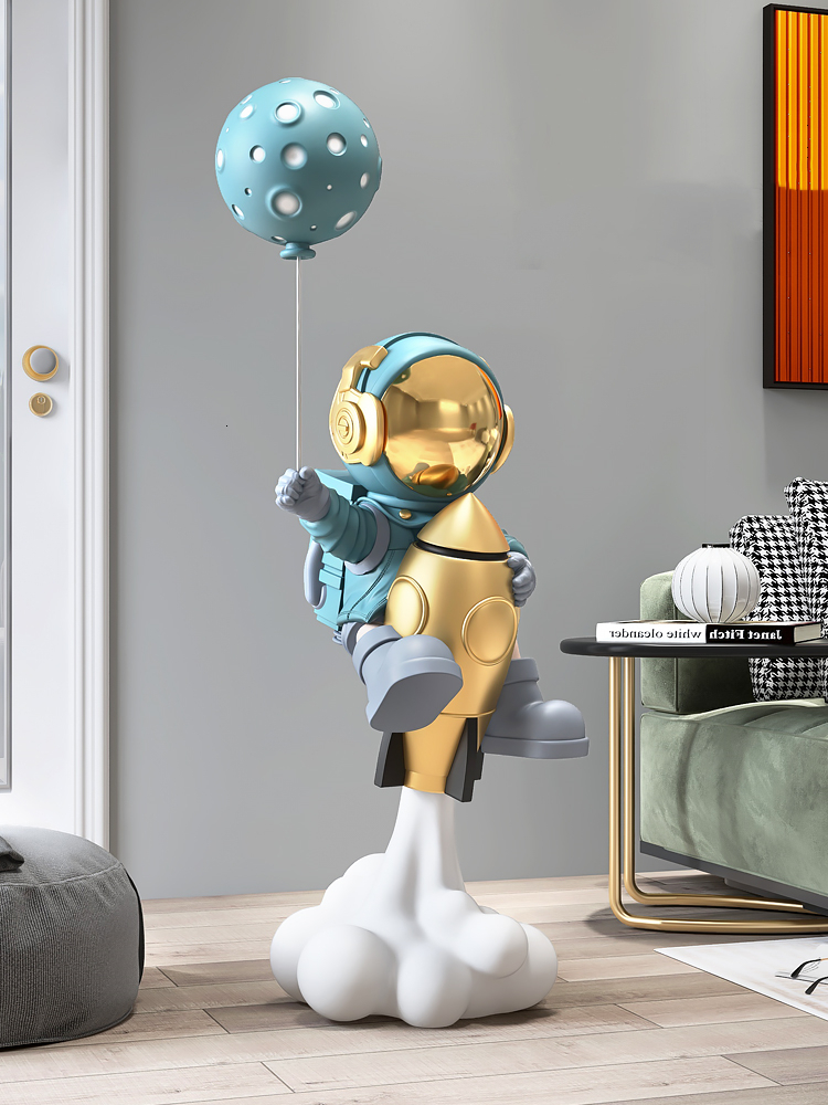 Decorative Objects Figurines Balloon Astronaut Sculptures 95CM Large Floor Ornaments Home Decor Statue Living Room TV Cabinet Figurine 230508
Decorative Objects Figurines Balloon Astronaut Sculptures 95CM Large Floor Ornaments Home Decor Statue Living Room TV Cabinet Figurine 230508