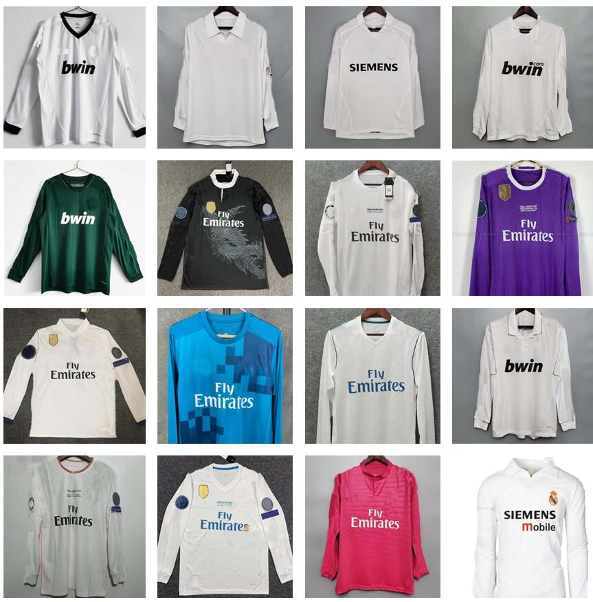 Retro Real Madrids Soccer Jersey long sleeve Football shirts GUTI Ramos SEEDORF CARLOS 10 11 12 13 14 15 16 17 RONALDO ZIDANE Beckham RAUL 00 01 02 03 04 05 06 07 finals KAKA, 11/12 home long sleeves
Retro Real Madrids Soccer Jersey long sleeve Football shirts GUTI Ramos SEEDORF CARLOS 10 11 12 13 14 15 16 17 RONALDO ZIDANE Beckham RAUL 00 01 02 03 04 05 06 07 finals KAKA, 11/12 home long sleeves