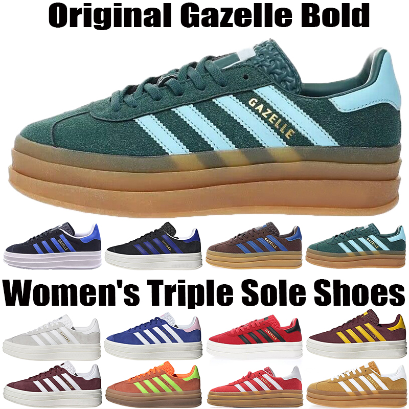 Designer Gazelle Bold Shoes Samba xAD Sneakers Bold Velvet Patchwork Retro Trainers Co-branded Ladies Sneaker luxury Women Casual Trainers, White black
Designer Gazelle Bold Shoes Samba xAD Sneakers Bold Velvet Patchwork Retro Trainers Co-branded Ladies Sneaker luxury Women Casual Trainers, White black