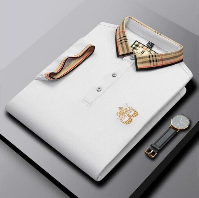 luxury designer Polo shirt men's casual fashion snake bee B printed embroidered T-shirt